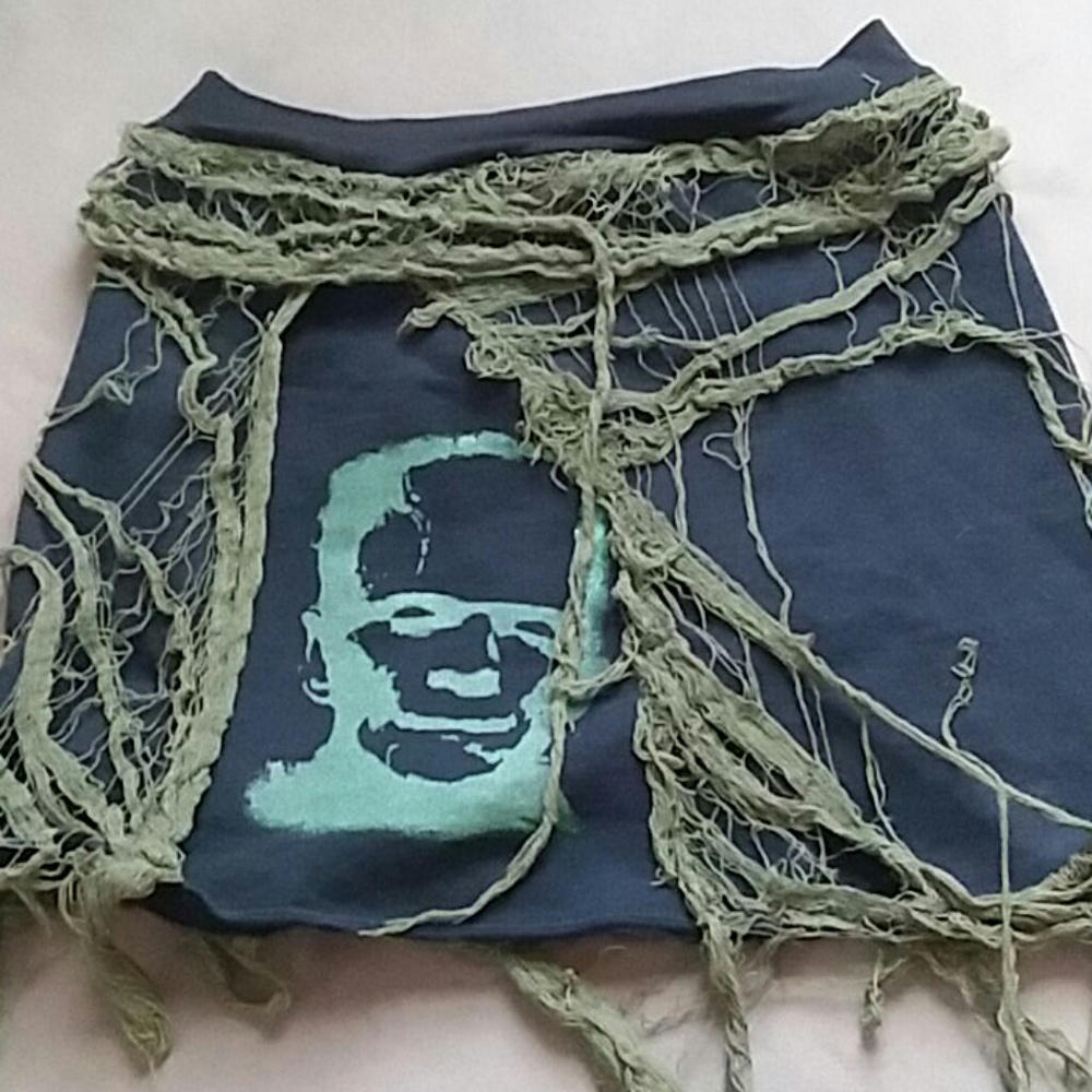 SOLD SOLDFrankenstein cobwebs sexy skirt